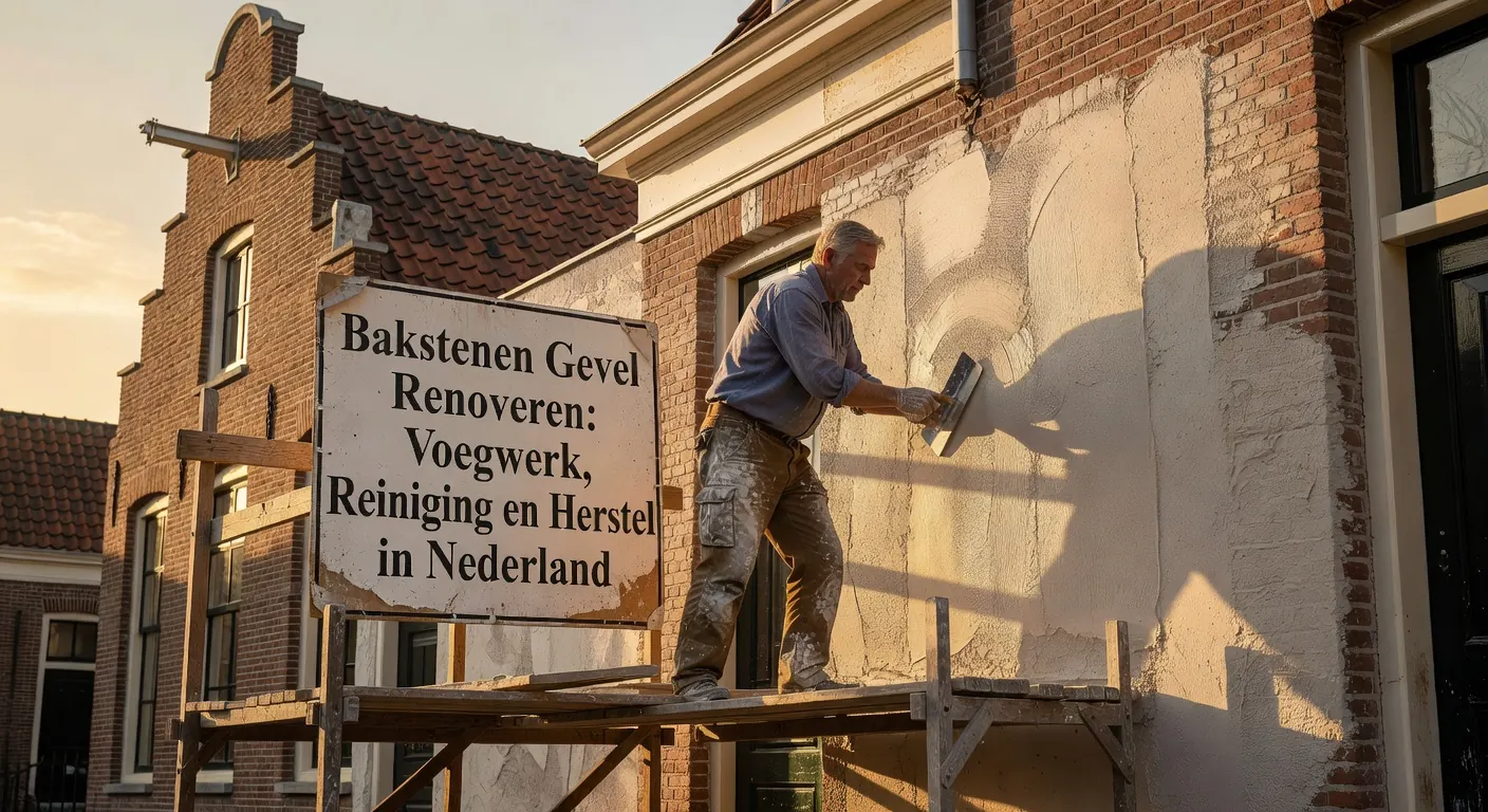 Bakstenen Gevel Renoveren: Voegwerk, Reiniging en Herstel in Nederland