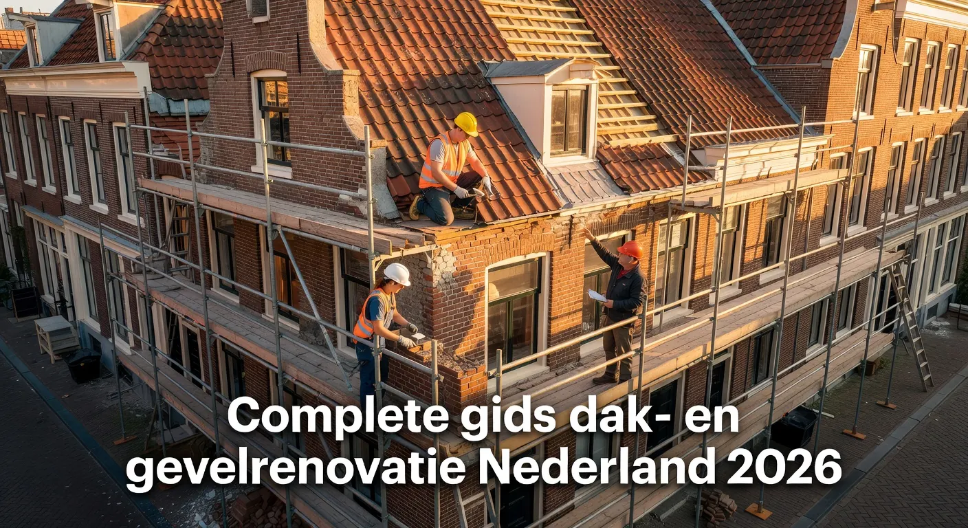 Complete gids dak- en gevelrenovatie Nederland 2026