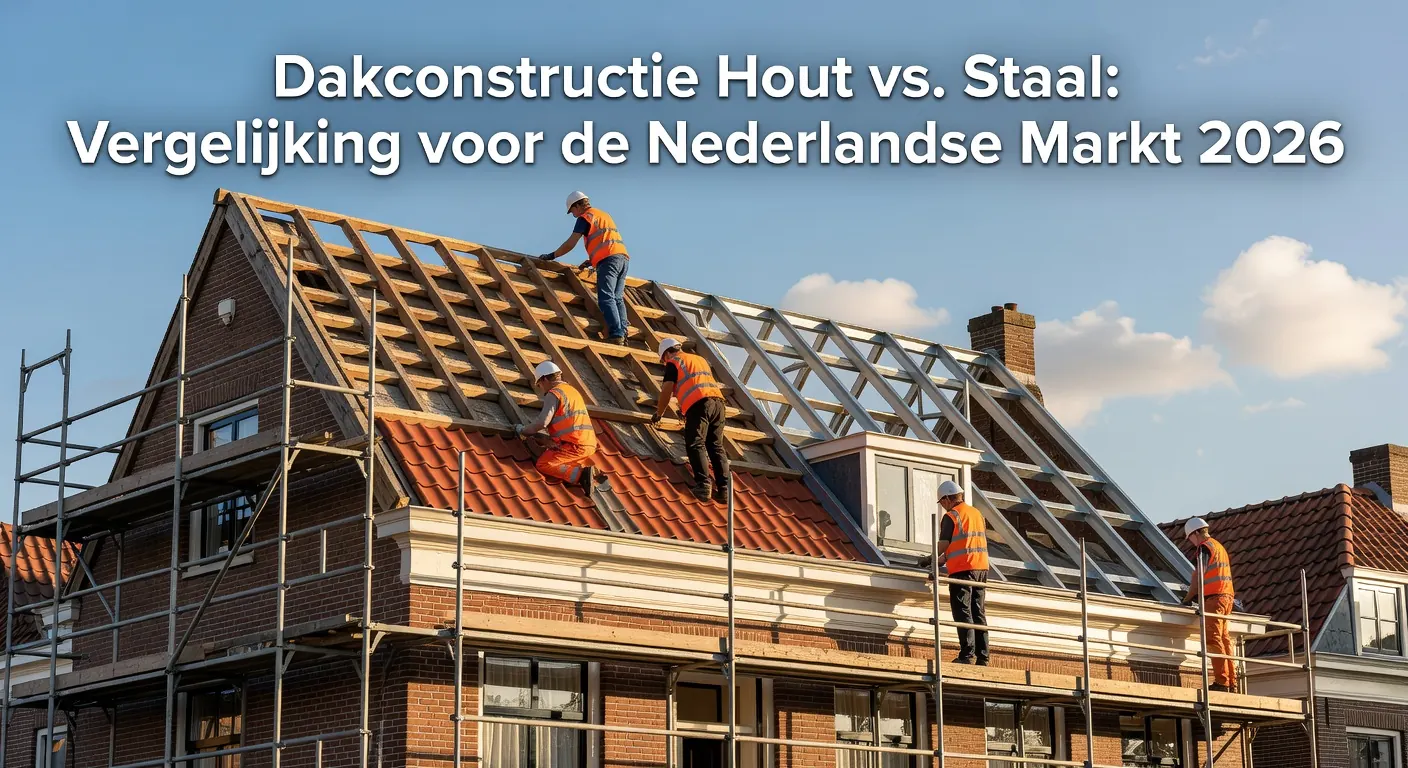 Dakconstructie Hout vs. Staal: Vergelijking voor de Nederlandse Markt 2026