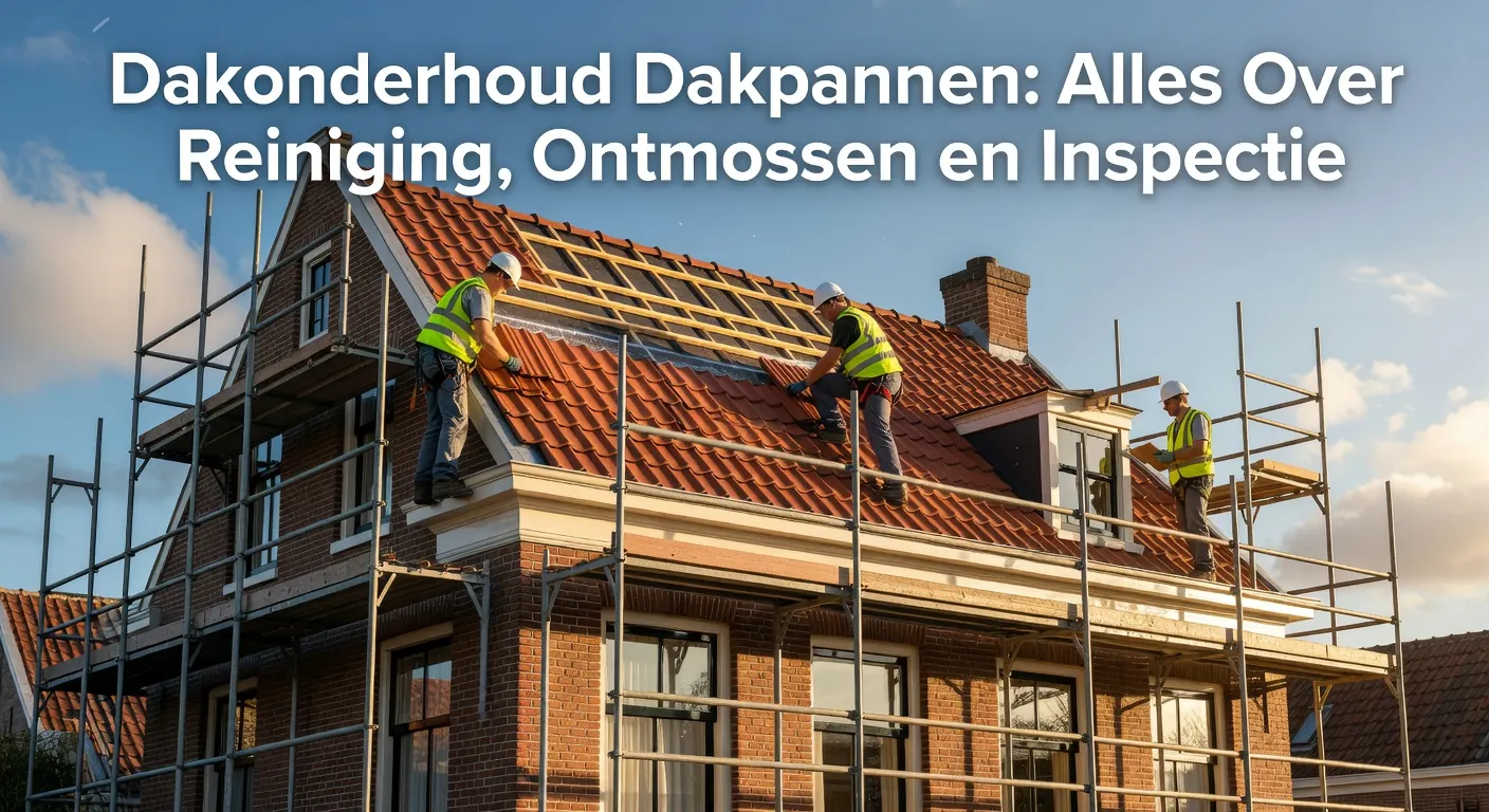Dakonderhoud Dakpannen: Alles Over Reiniging, Ontmossen en Inspectie