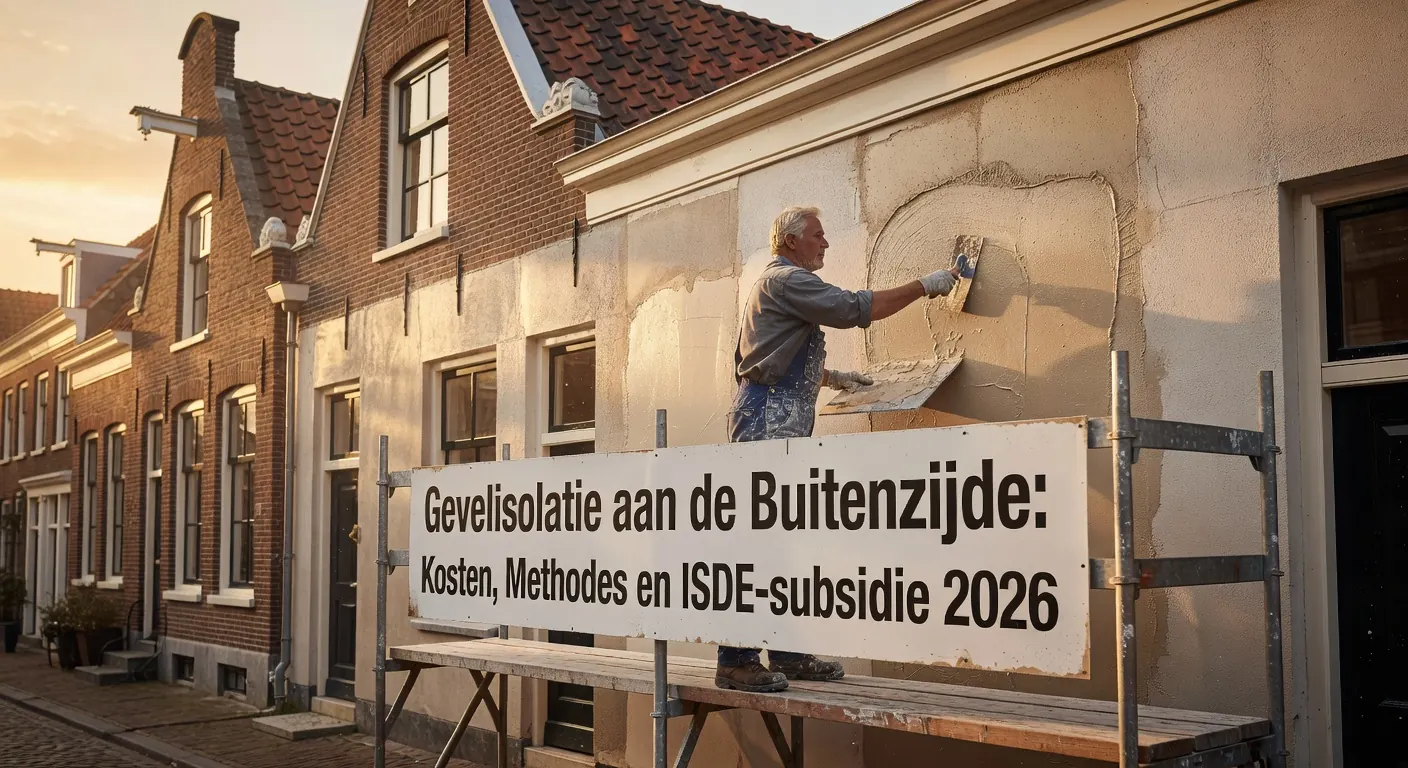 Gevelisolatie aan de Buitenzijde: Kosten, Methodes en ISDE-subsidie 2026