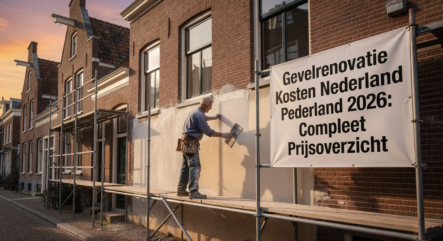 Gevelrenovatie Kosten Nederland 2026: Compleet Prijsoverzicht
