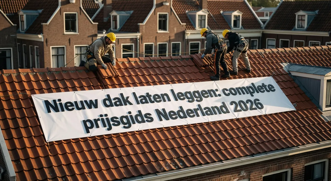 Nieuw dak laten leggen: complete prijsgids Nederland 2026
