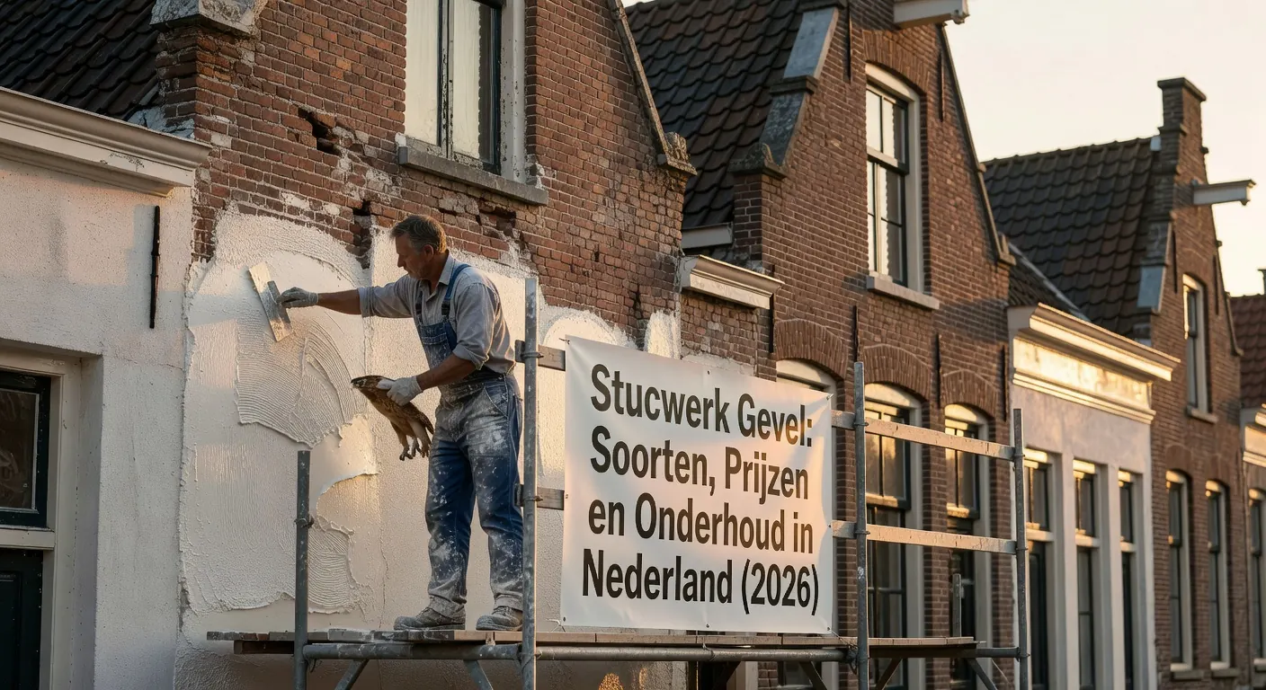 Stucwerk Gevel: Soorten, Prijzen en Onderhoud in Nederland (2026)