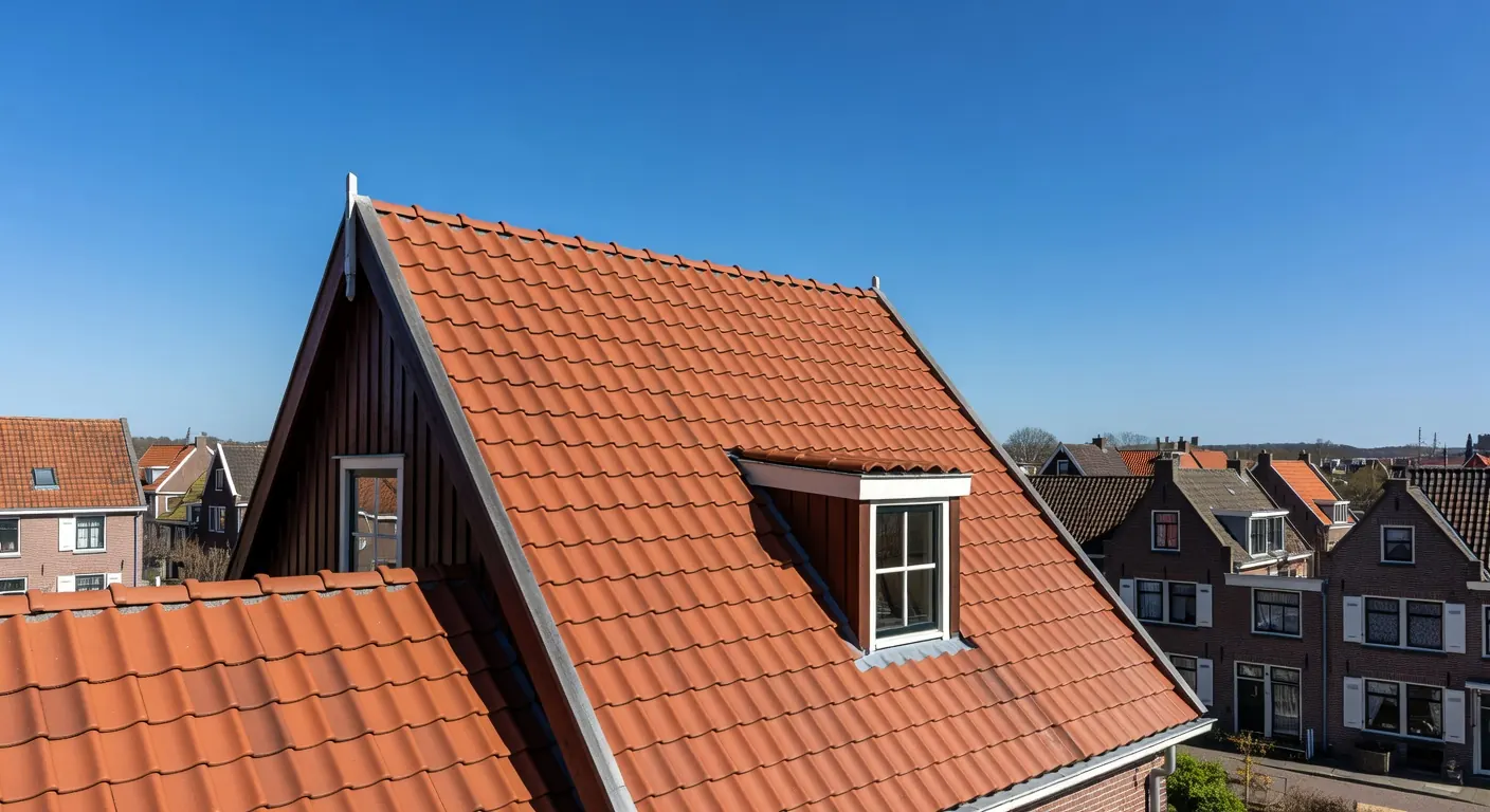 Illustratie van de werking en installatie van dak en gevel