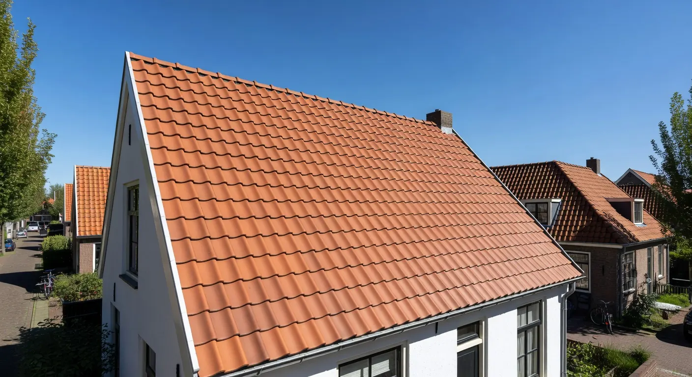 Illustratie van de werking en installatie van daken en gevels