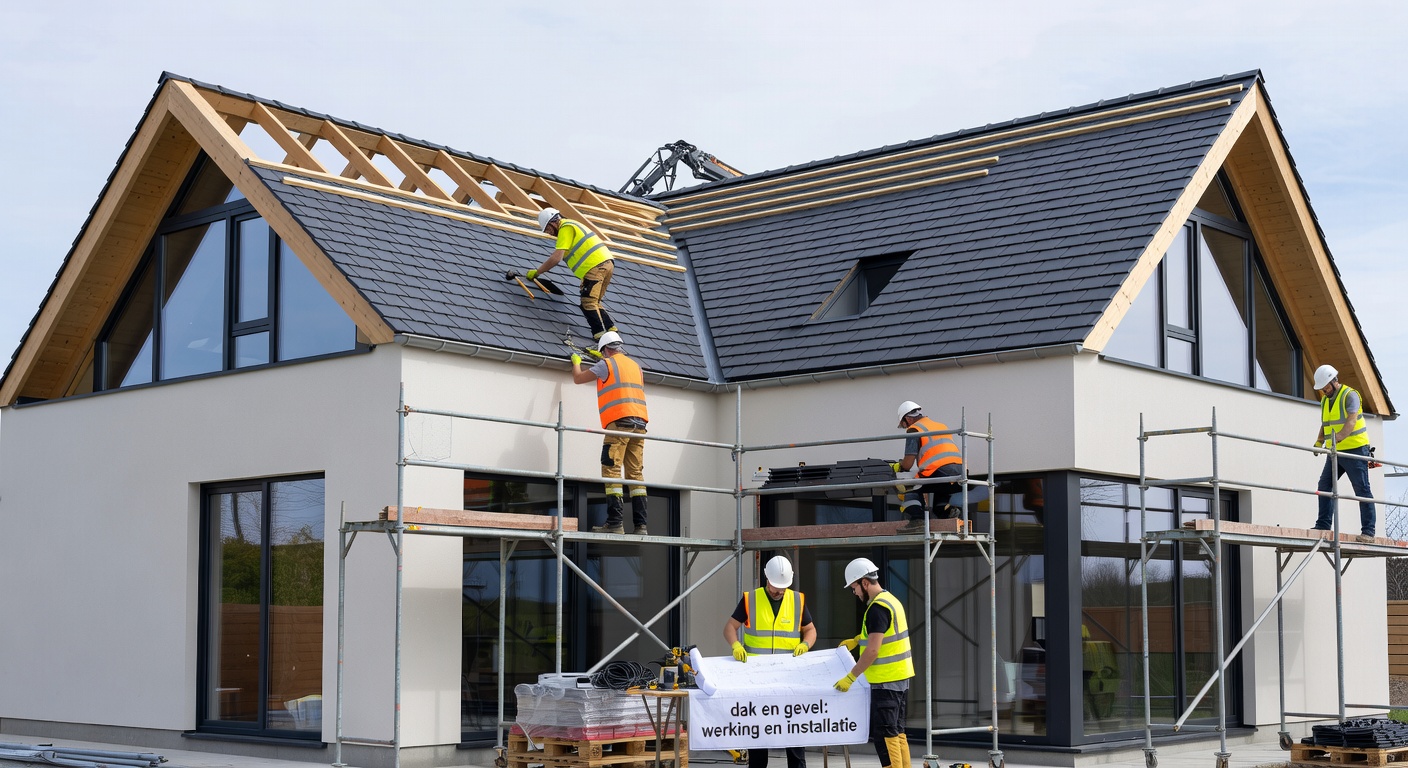 dak en gevel: werking en installatie